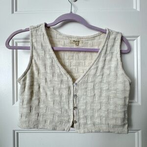 Madewell Knit Sweater Tank Vest Size Extra Small
